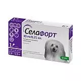 Противопаразитное средство для собак (2,6-5 кг) Селафорт 30 мг 12%