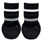 Нескользящие носки для собак Trixie M–L 2 шт чёрный