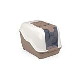 Био-туалет для кошек MPS Netta 54*39*40 см с совком, коричневый