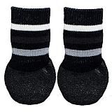 Нескользящие носки для собак Trixie M–L 2 шт чёрный