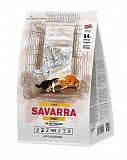 Сухой корм для кошек крупных пород SAVARRA Adult All/Large индейка/рис 300 г