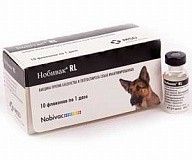 Вакцина для собак Нобивак RL профилактики лептоспироза и бешенства, 1 ампула