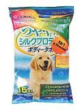Полотенце влажные для собак Japan Premium Pet для базового ухода 15 шт.